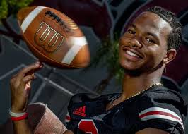 Rancho Verde senior football standout Amarion Orange is a receiver,  defensive back and kick returner for the Mustangs in Moreno Valley