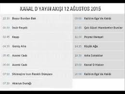 Kanal d pazar yayın akışı. Kanal D Yayin Akisi 12 08 2015 Youtube