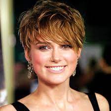 Astuces pour les cheveux courts, longs dans la tendance. Magnifique Coiffure Courte Visage Rond Coupes Courtes Visage Carre Modele Coiffure Courte
