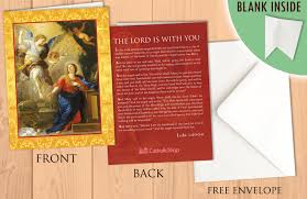 Check out this list of great catholic christmas card sayings to get you inspired. Christmas And Advent Card The Annunciation
