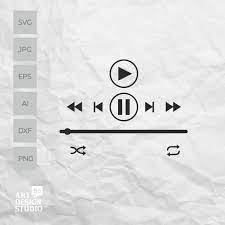 Spotify Song Buttons Svg For Glass Song Posters Progress Bar Etsy In 2021 Songs Spotify Overlays Transparent
