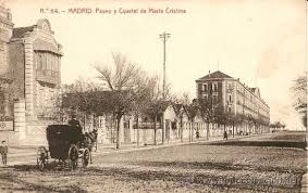 Madrid Paseo Y Cuartel De Maria Cristina Fotos Antiguas Madrid Fotos Antiguas Viaje En El Tiempo