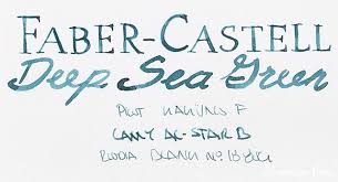 Thinkthursday Graf Von Faber Castell Deep Sea Green Faber Castell Deep Sea Deep