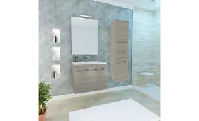 Mobile Bagno Con Lavabo Specchio E Luci Led Look L61 Cm Conforama Mobile Bagno Bagno Mobili