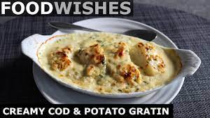 Healthiest thanksgiving leftover tips & recipes to lose fat & build muscle: Creamy Cod Potato Gratin Food Wishes Youtube