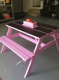 Pin By Matt Luyster On Finished Projects Kids Picnic Table Woodworking Projects For Kids Diy Kids Table