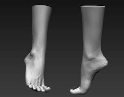 3d 12 Female Feet Cgtrader Female Feet 3d Model Character Model