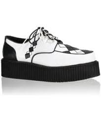 Black And White Platform Sneakers Pin On My Style