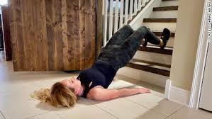 As you walk down the stairs,. Step Up Your Strength And Balance With This Stair Workout Cnn
