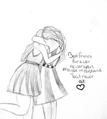 Best Sketches Easy For My Best Friend She39s Going Away Skinnylicious We Jpg 920 1024 Best Friend Drawings Drawings Of Friends Friends Sketch