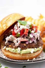 Simple Mexican Burgers Recipe Delicious Burger Recipes Mexican Burger Delicious Burgers