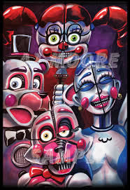 Sister Location Five Nights At Freddy S 5 By Artist Aj Moore Medium Markers Prisma Size 13 Five Nights At Freddy S Fnaf Sister Location Fnaf Drawings