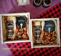 как загадать желание чтобы оно сбылось на следующий день Kofejnyj Nabor Produktovye Podarki Samodelnye Rozhdestvenskie Podarki Raskladka Konfet