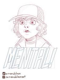 Image Result For Stranger Things Drawing Easy Drawings Stranger Things Dustin Stranger Things Fanart