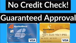 Build your credit with credit builder visa® credit card. No Credit Check Guaranteed Approval Secured And Unsecured Credit Cards From Applied Bank Youtube