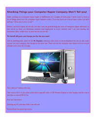Need help upgrading your software? Shocking Things Your Computer Repair Company Won T Tell You By Your I T Guy Issuu