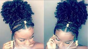 You'll find it here at aahv. Crisscross Braided Crown High Puff Suggested Videos Hair Styles Unique Wedding Hairstyles Natural Hair Styles
