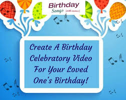 Birthday Song With Name Video Maker Create A Birthday Celebratory Video For Your Loved One For Their Birthday Visit Us At Www Birthdaysongswithname Birthday Songs Birthday Wishes First Birthdays