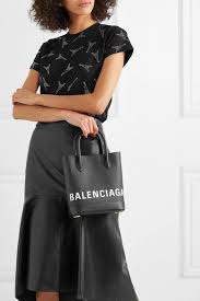 Noir Sac A Main En Cuir Texture Imprime Ville Xxs Aj Balenciaga In 2020 Balenciaga T Shirt Balenciaga Skirt Balenciaga