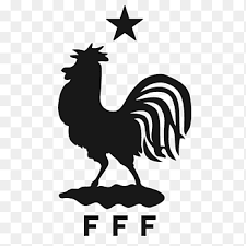 The team's colours are blue, white and red, and the coq gaulois its symbol. France National Football Team 2018 World Cup French Football Federation France Galliformes Logo Png Pngegg
