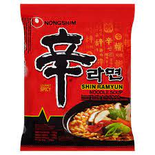 Order instant noodles online ✓ authentic korean ✓ large selection ✓ 75.000 happy customers ✓ fast delivery » jamoona® Ramen Shin Ramyun Hot 120g ì‹ ë¼ë©´ Kj Market