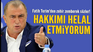 Spor fatih terim resmen galatasaray'da! Fatih Terim Den Zehir Zemberek Sozler Berbat Ettin Maci Hakkimi Helal Etmiyorum Youtube