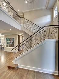 Interior staircase staircase railings banisters modern staircase stairways interior architecture interior design contemporary stairs design interiors. Contemporary Stair With Hand Railing Transitional Staircase Great House Both Outside And In Combo Of Rusti Staircase Design Stairs Design Contemporary Stairs
