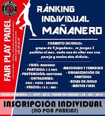 Check spelling or type a new query. Fair Play Padel Guadalajara Ranking Individual Mananero Vuelve La Aclamada Y Esperada 2a Edicion De Ranking Mananero En Que Consiste Te Inscribes Individualmente No En Parejas Y Se