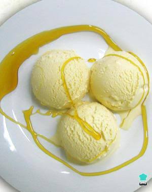 Receta de Helado de miel
