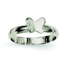 The vintage ring is free size. Rings Kids 925 Sterling Silver Children S Butterfly Ring Size 3 Msrp 46
