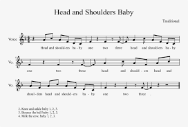 Head And Shoulders Baby Sheet Music Composed By Traditional Head And Shoulders Baby Sheet Music 827x1169 Png Download Pngkit