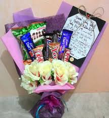 Penghantaran percuma dalam masa 3 hari. Mirza Simply Craft Coklat Bouquet Murah