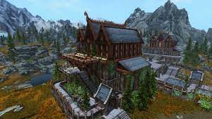 hello guys i just wish to present you the best added house by a mod games skyrim elderscrolls be3 gaming videogame skyrim house skyrim house mods skyrim