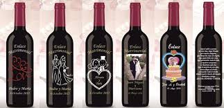 Abrebotellas para botellas, botellas de vino. Botellas De Vino Para Bodas Personalizadas Detalles De Boda