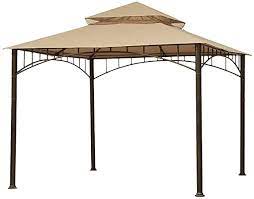 A gazebo canopy is an attached or freestanding structure that is usually roofed but open from all sides. Amazon De Garden Winds Madaga Ersatzdach Fur Pavillon Riplock 350 Beige