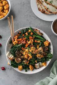 If you're not out shopping for tvs on black friday, chances are you're laying on the couch with indigestion. Thanksgiving Leftovers Kale Salad