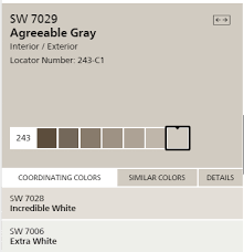 Check spelling or type a new query. Sherwin Williams Agreeable Gray For The Walls Extra White For The Trim And Incredible White For The Ceili Sherwin Williams Agreeable Gray Sherwin Williams Grau