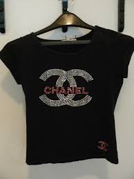 If you have a spray bottle, then put acetone in it and spray a little on the back of the garment on the stones. Authentic Chanel T Shirt Rhinestones The Ebay Community