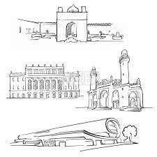baku azerbaijan famous buildings hebstreits maps and sketches famous buildings architecture sketch baku