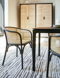 Temple Dining Table Black Oak Dining Table Black Dining Chairs Low Back Dining Chairs