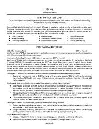 It Supervisor Resume Examples Sample Resume Resume Skills