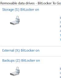 Sep 02, 2021 · bitlocker metadata has been enhanced in windows 10, version 1903 or windows 11 to include information about when and where the bitlocker recovery key was backed up. Windows Explorer Shows Unlocked Bitlocker Encrypted Drive As Locked In Windows 10 Itectec