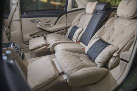 The Backseat Of The Mercedes Maybach S560 4matic Sedan Maybach