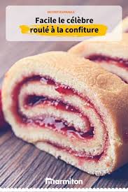 Gateau Roule A La Confiture Recette Gateau Roule Recette Roule A La Confiture Recettes De Cuisine