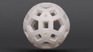 Dodecahedron Ball 3d Print Model Geometric Shapes Dodecahedron Print Models