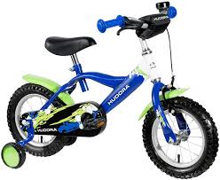 Hudora Kinder Fahrrad 12 Zoll Mit Stutzradern Blau Grun 10540 Amazon De Sport Freizeit