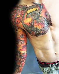 Orc by the bohemian tattoo club in kokomo, indiana. 70 World Of Warcraft Tattoo Designs For Men Video Game Ink Ideas