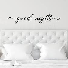 Subito a casa, in tutta sicurezza. Adesivi Da Parete Per Camera Da Letto Good Night Decorazioni Murali
