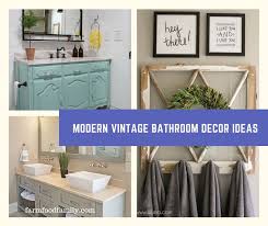 There's something comforting about this bathroom; 45 Modern Vintage Bathroom Decor Designs Ideas For 2021