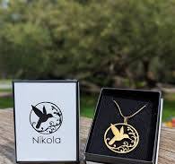 EGCG Tea Molecule Necklace: Gold or Silver Antioxidant ...